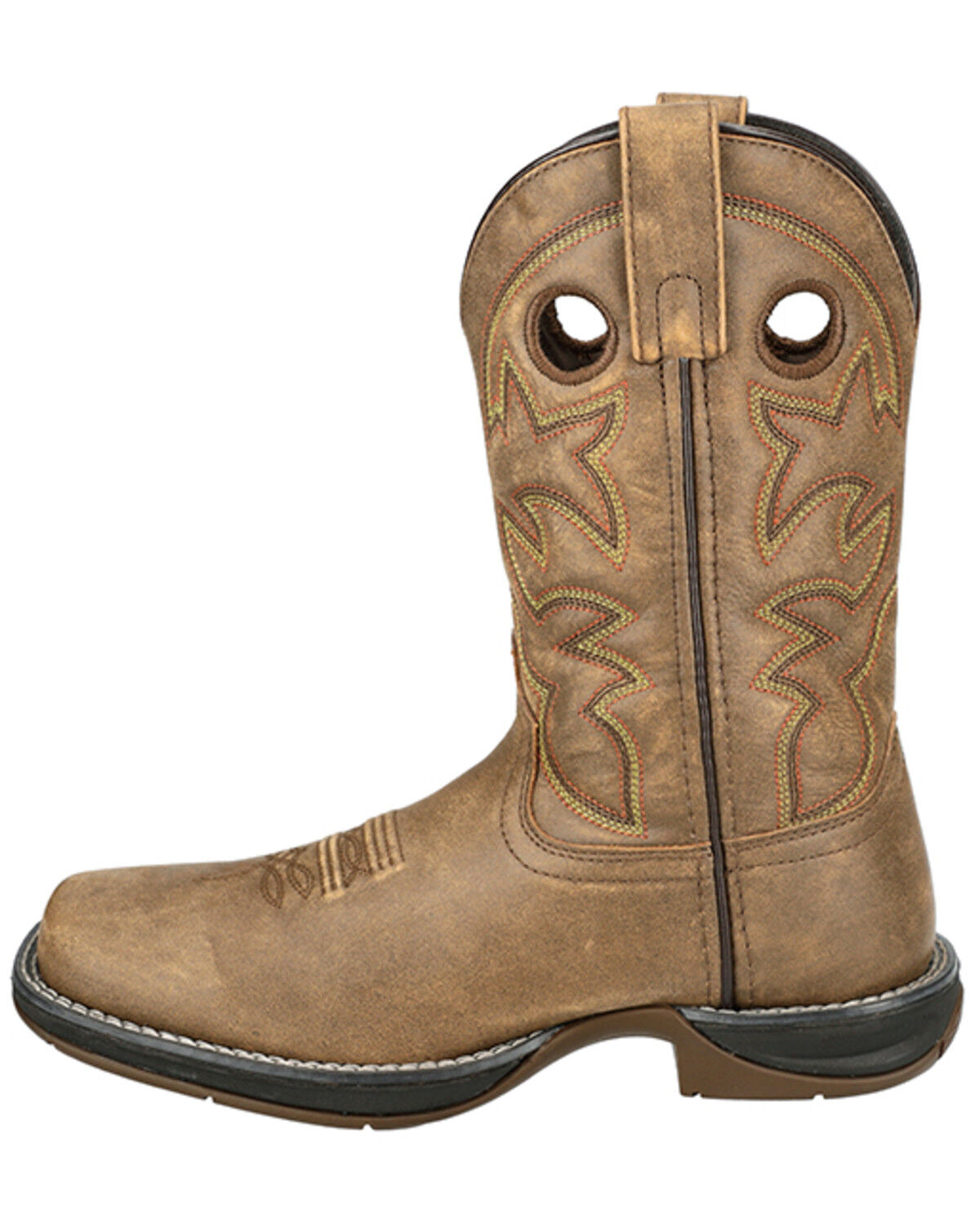 Image #3 - Smoky Mountain Women's Prairie Performance Western Boots - Broad Square Toe, Brown, hi-res