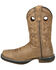 Image #3 - Smoky Mountain Women's Prairie Performance Western Boots - Broad Square Toe, Brown, hi-res