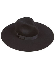 Lack Of Color Women's Black Montana Midnight Muse Wool Felt Western Hat , Black, hi-res