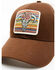 Image #2 - Shyanne Women's Serape Floral Steerhead Patch Mesh-Back Ball Cap, Brown, hi-res