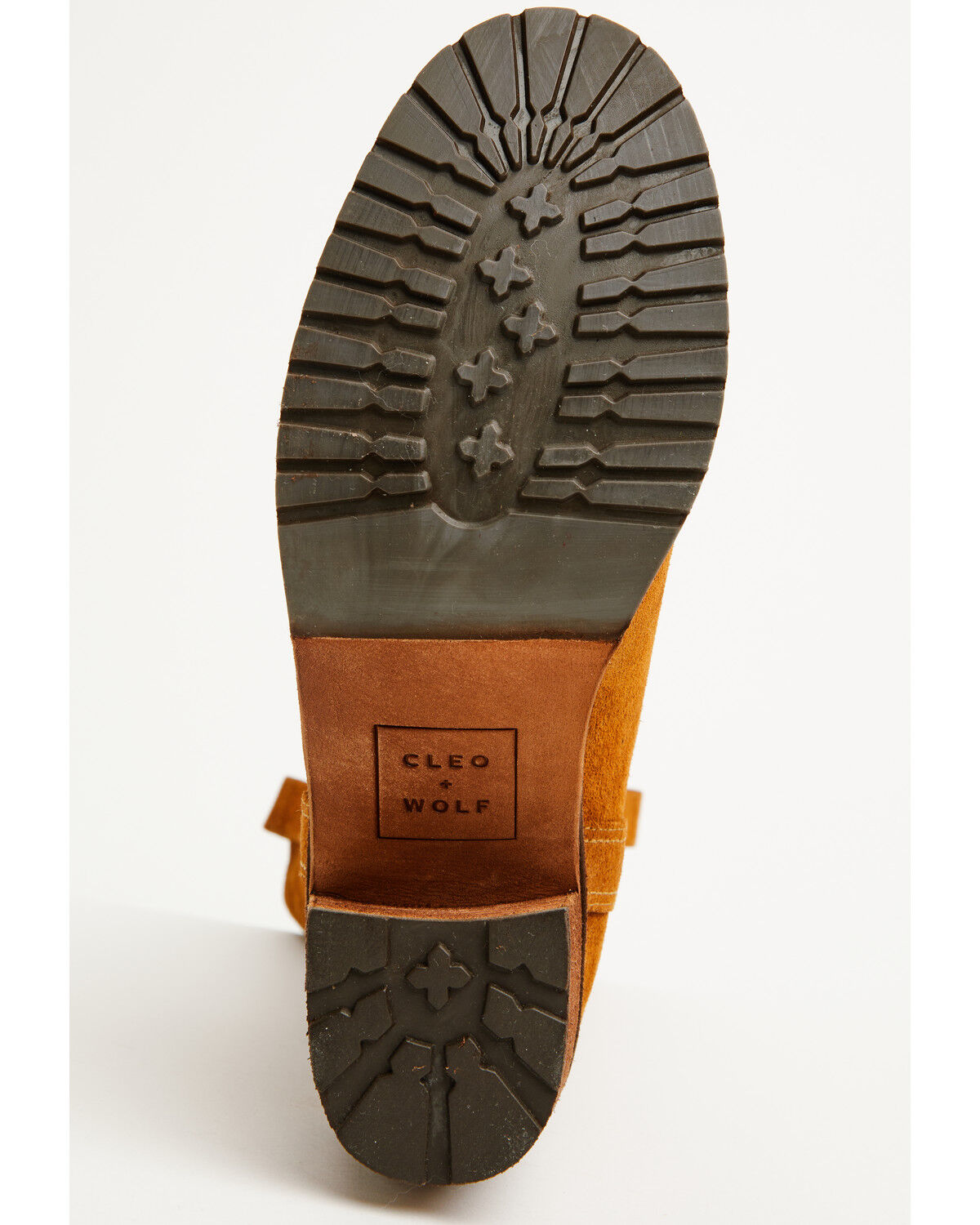 Image #7 - Cleo + Wolf Women's Scout Suede Fashion Boots - Round Toe, Cognac, hi-res