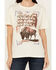Image #3 - Shyanne Women's The Great Escape Short Sleeve Graphic Tee, Off White, hi-res