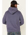 Wanakome Men's Solid Indigo Cascade Pullover Hooded Sweatshirt , Indigo, hi-res