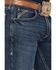 Image #2 - Ariat Men's M2 Camilo Dark Wash Relaxed Bootcut Rigid Denim Jeans - Big, Dark Wash, hi-res