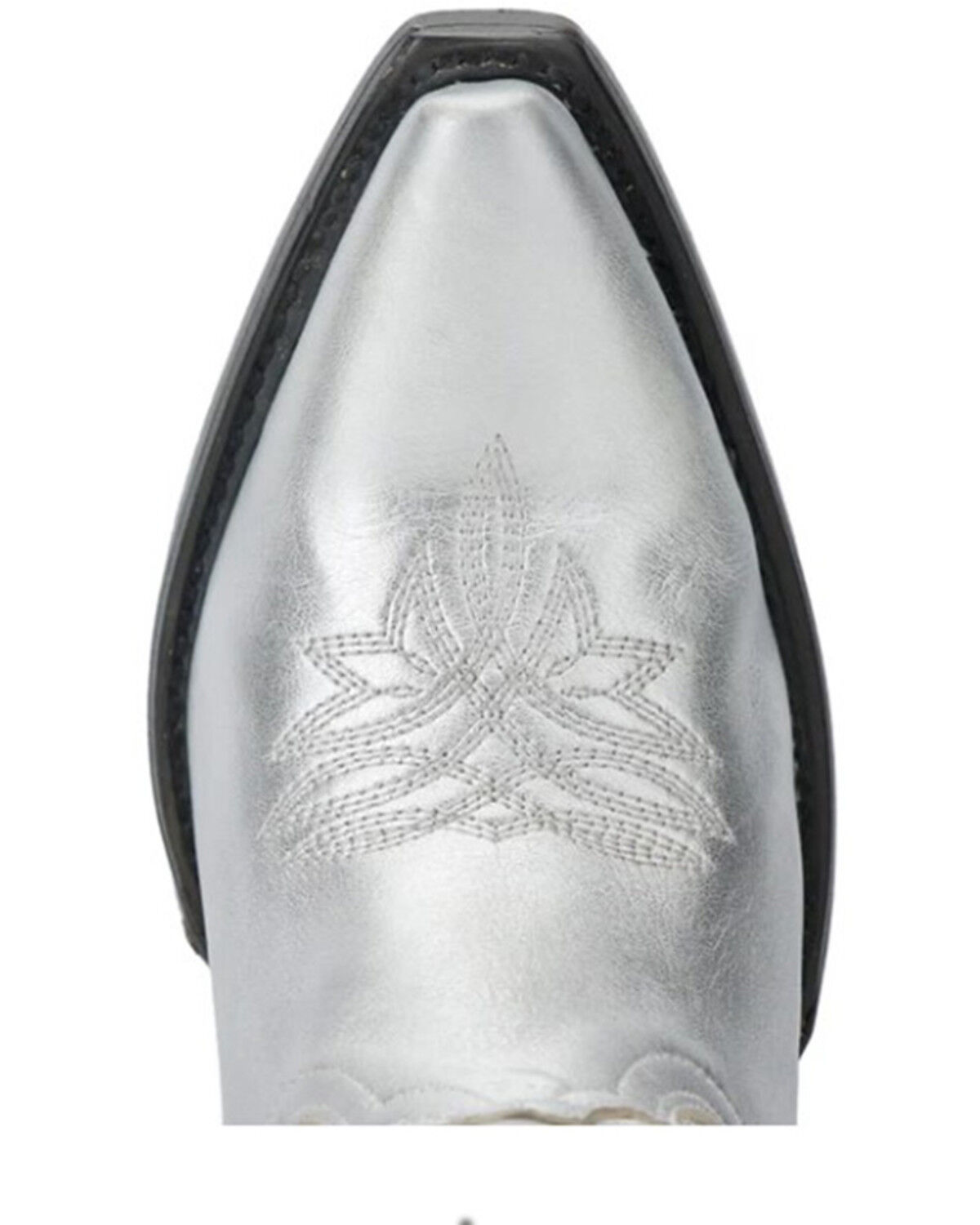 Image #6 - Lane Women's Smokeshow Tall Metallic Western Boots - Snip Toe, Silver, hi-res