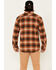 Carhartt Men's Rugged Flex Plaid Relaxed Long Sleeve Western Flannel Shirt , Orange, hi-res