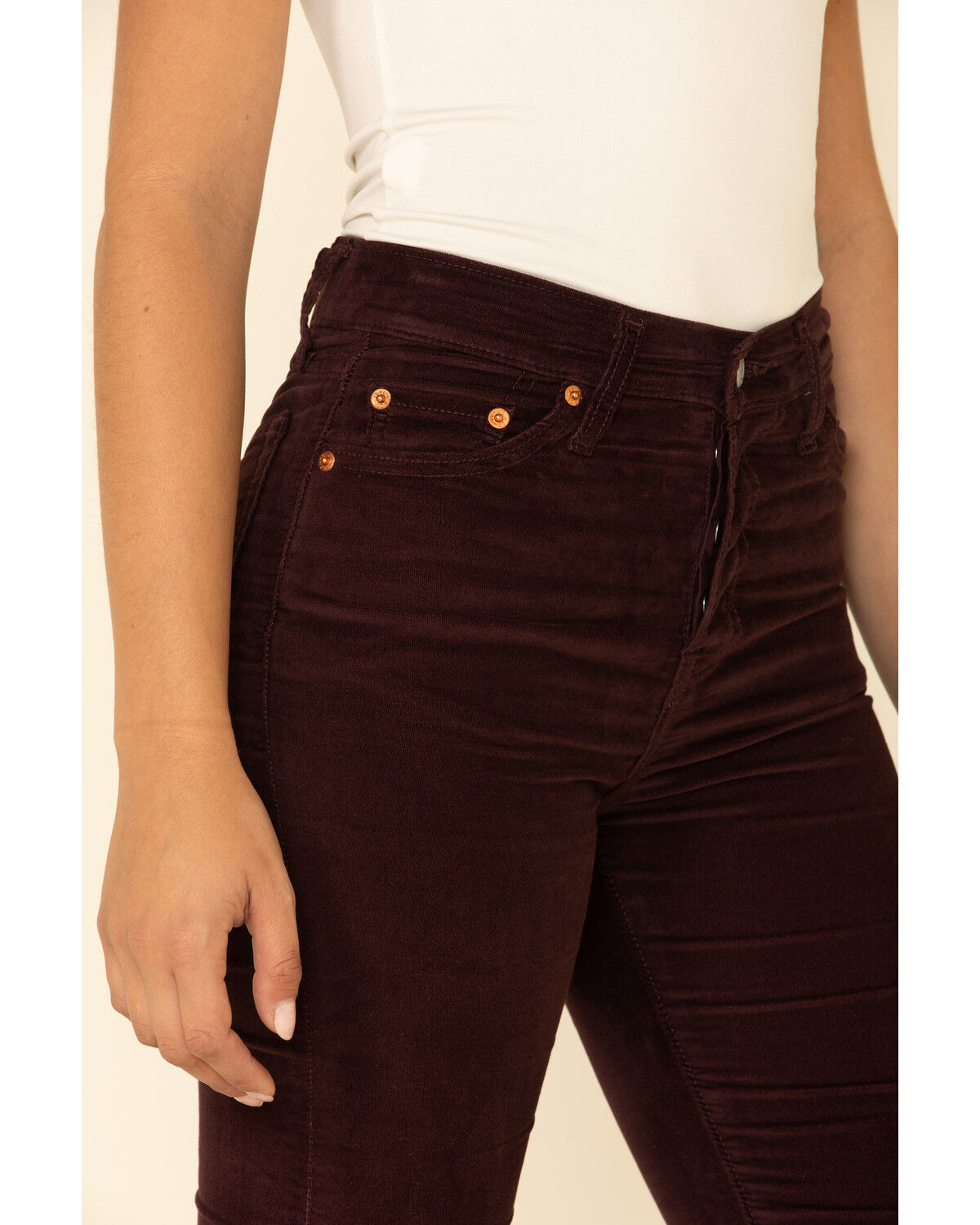 womens brown levi jeans