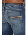 Image #4 - Ariat Men's M4 Marshall Walden Medium Wash Stretch Realxed Straight Jeans, Blue, hi-res