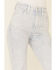 Image #2 - Lee Women's Acid Wash High Rise Flare Jeans, White, hi-res