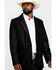 Cody James Men's Black Suede Blazer Jacket - Big & Tall , Black, hi-res