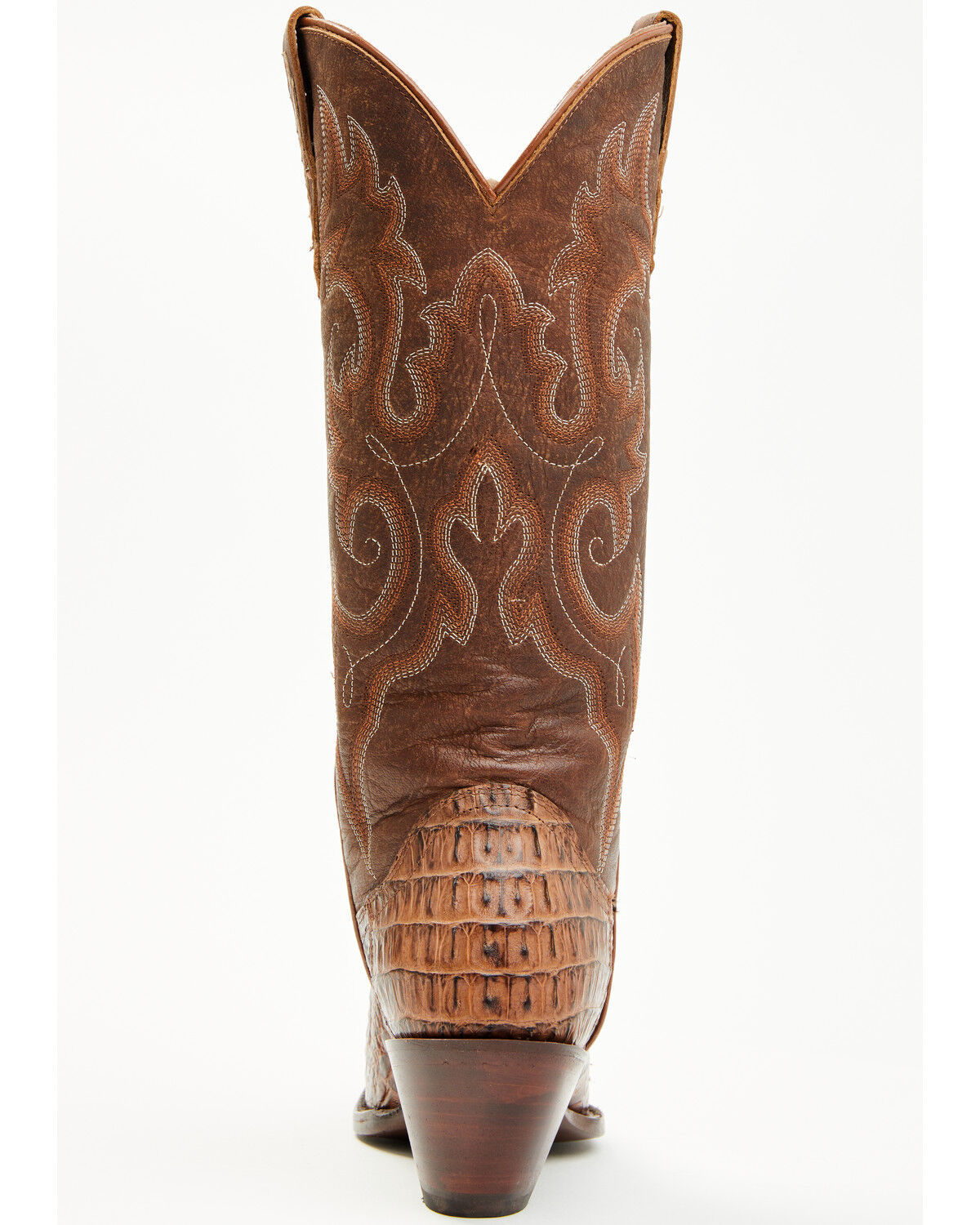 Image #5 - Shyanne Women's Aurelia Exotic Caiman Western Boots - Round Toe, Brown, hi-res