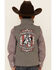 Image #4 - Cowboy Hardware Boys' Ride It Out Zip-Front Softshell Vest , , hi-res