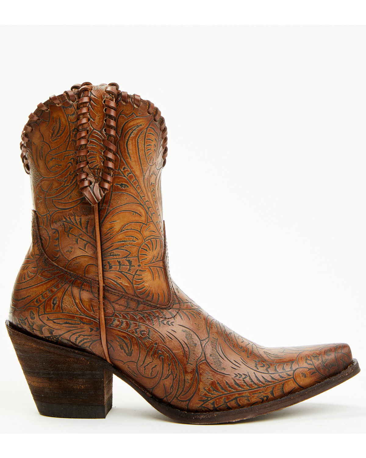 Image #2 - Shyanne Women's Tabita Western Fashion Booties - Snip Toe, Brown, hi-res