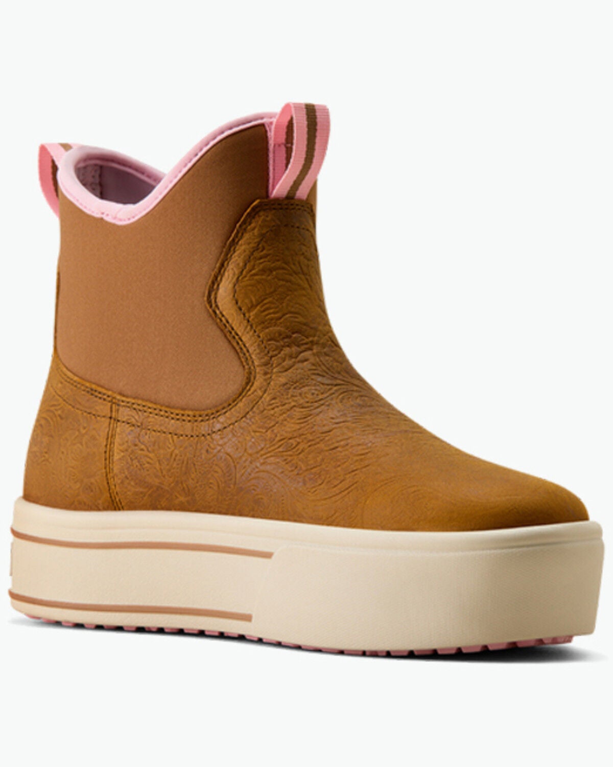Image #1 - Ariat Women's Saylor Shrimp Waterproof Boots - Round Toe, Brown, hi-res