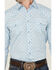 Image #3 - Gibson Men's Gma's Couch Mosaic Medallion Print Long Sleeve Snap Western Shirt , Light Blue, hi-res
