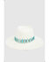 Nikki Beach Women's Ivory Raine Panama Fedora Straw Hat , Ivory, hi-res