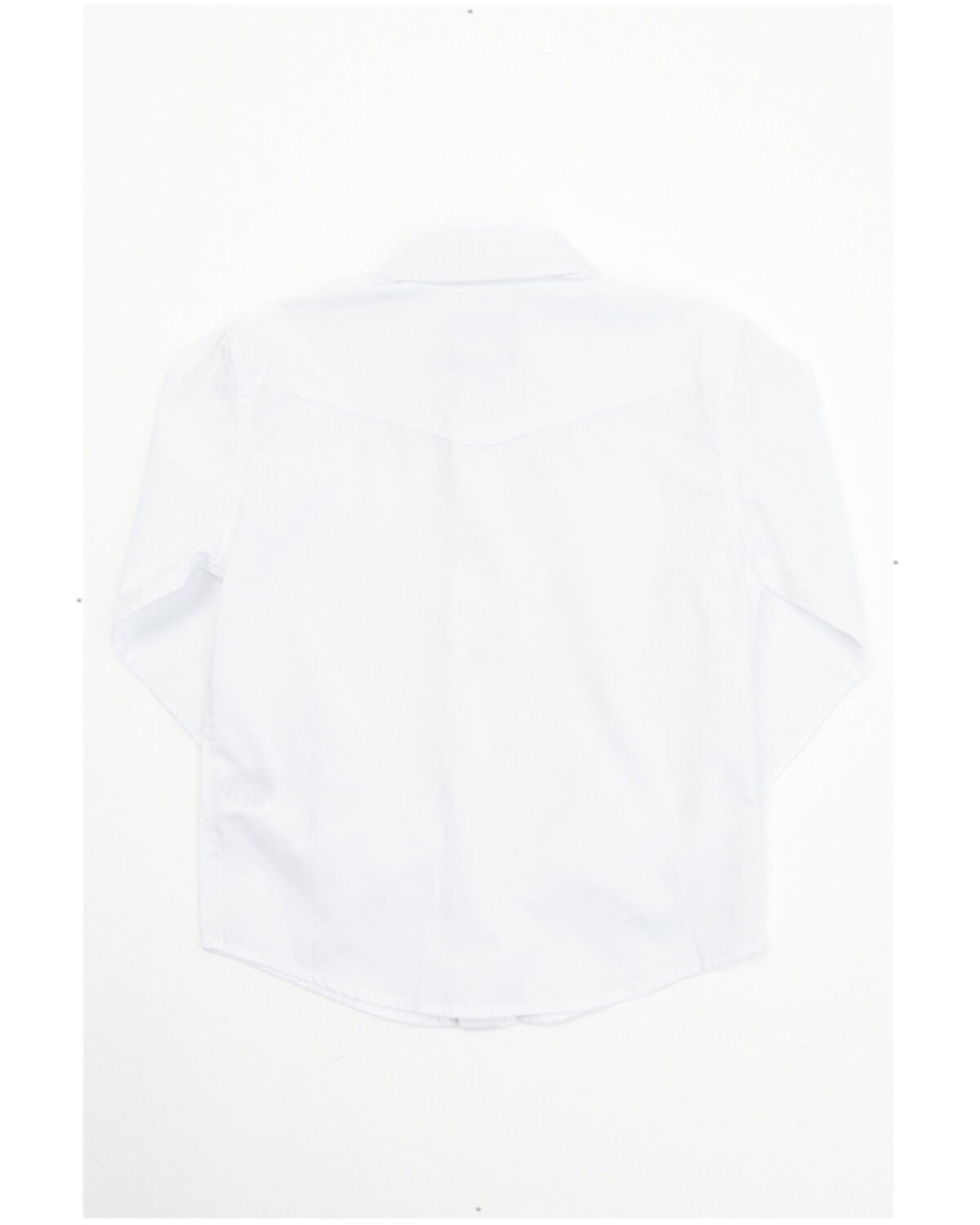 Image #3 - Gibson Trading Co Toddler Boys' Solid Long Sleeve Pearl Snap Western Shirt, White, hi-res