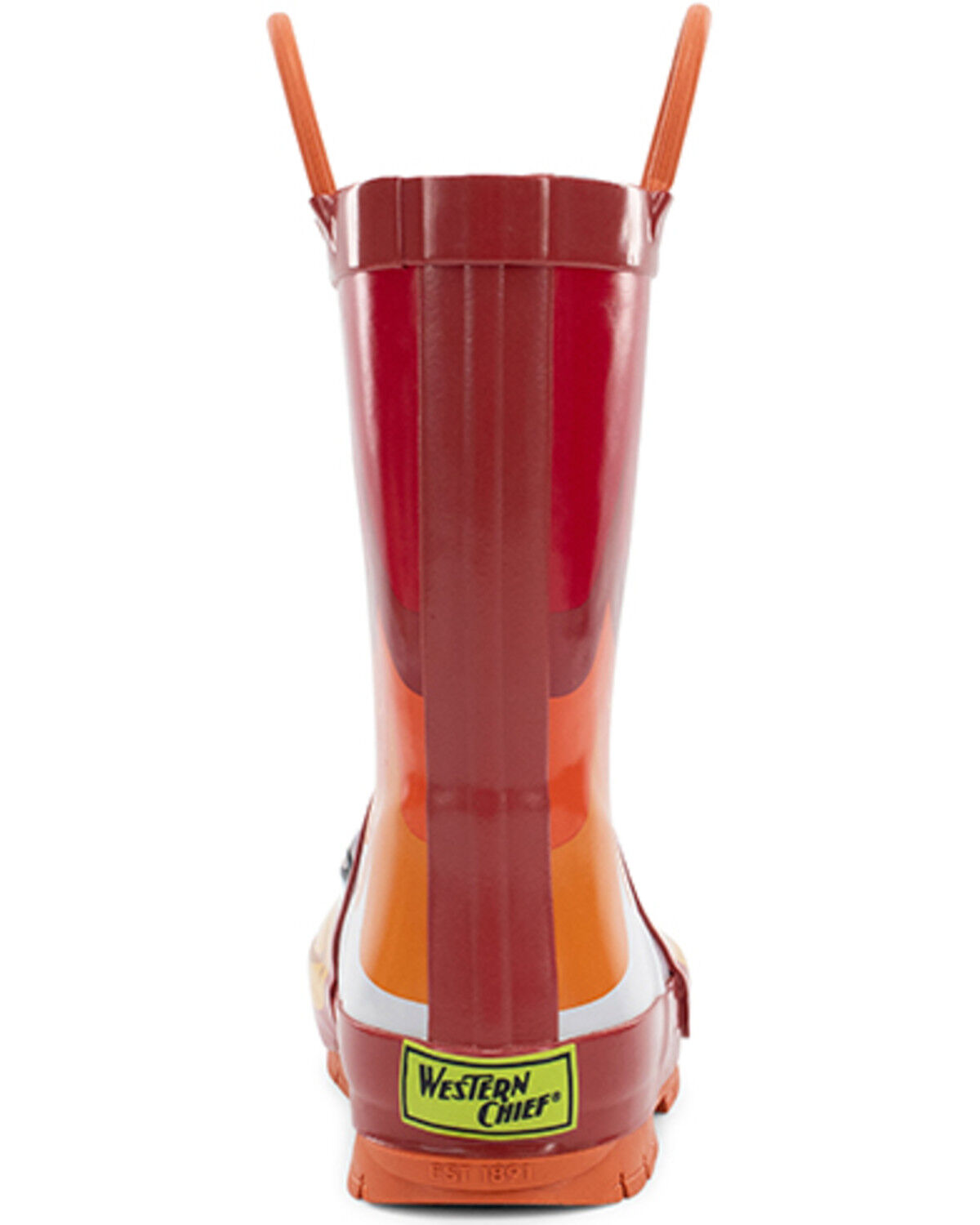 Image #5 - Western Chief Boys' Ritz Rooster Rain Boots, Red, hi-res