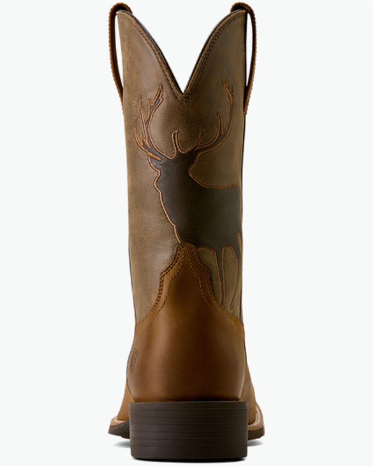 Image #3 - Ariat Men's Sport Buck Performance Western Boots - Broad Square Toe, Brown, hi-res