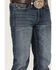 Image #2 - Cody James Men's Moonlight Dark Wash Slim Straight Stretch Denim Jeans, Medium Wash, hi-res
