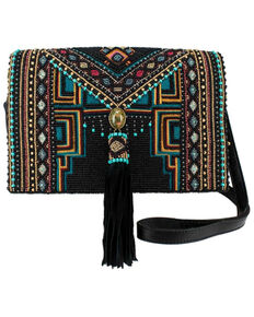 Mary France Women's Tribal Calling Handbag, Black, hi-res