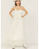 Image #1 - Wishlist Women's Sleeveless Lace Maxi Dress, Off White, hi-res