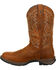 Durango Rebel Men's Waterproof Western Boots - Round Toe , Brown, hi-res