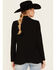 Image #4 - Boom Boom Jeans Women's Crystal Embellished Blazer, Black, hi-res