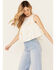 Image #2 - Free People Women's Fun and Flirty Embroidered Top , Ivory, hi-res