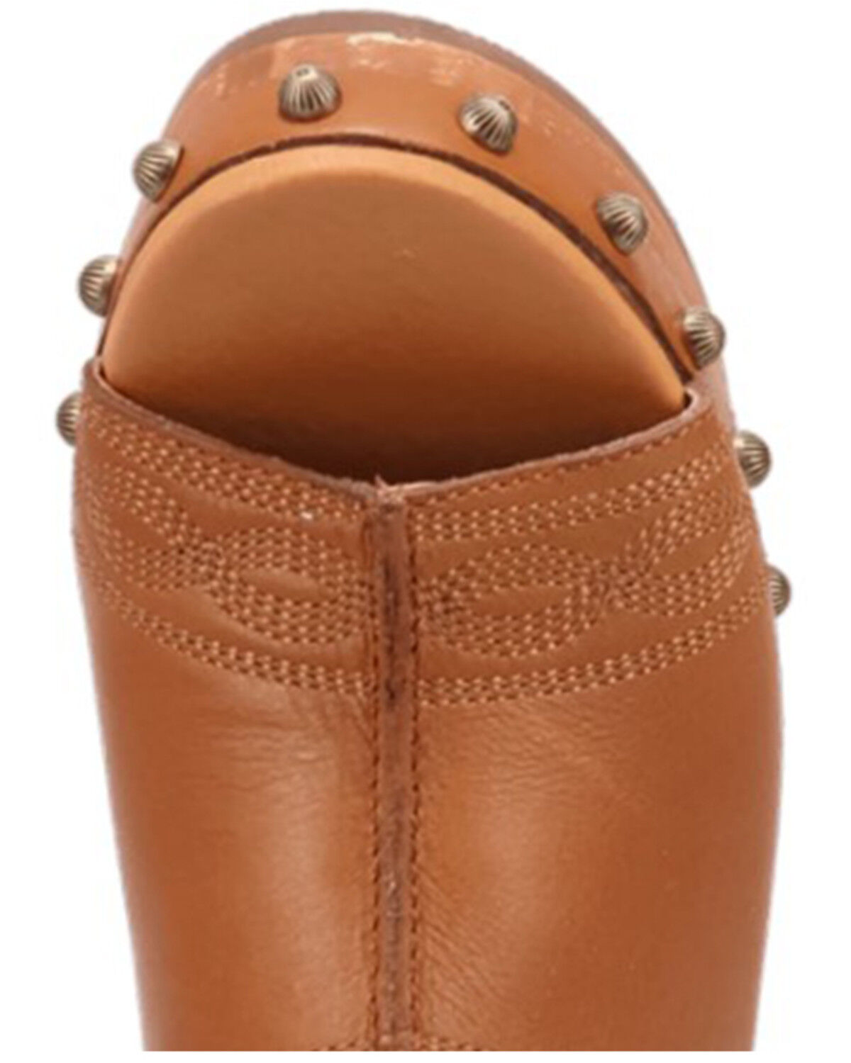 Image #6 - Dingo Women's Clover Wooden Sandals, Tan, hi-res