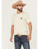 Image #2 - Ariat Men's Tenochitlan Shield Short Sleeve Graphic T-Shirt, Natural, hi-res