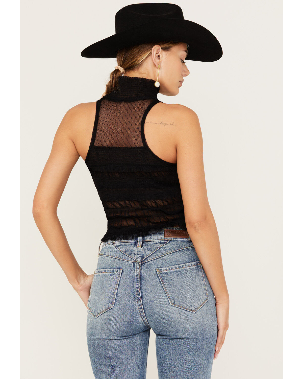 Image #4 - Free People Women's Clementine Top, Black, hi-res