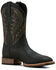 Image #1 - Ariat Men's Hybrid Rancher Western Boots - Broad Square Toe, Black, hi-res
