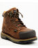 Image #1 - Hawx Men's 6" Crew Chief Internal Met Guard Work Boots - Composite Toe, Brown, hi-res