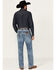 Image #3 - Wrangler Retro Men's Medium Wash Applewood Slim Straight Stretch Denim Jeans - Tall, Medium Wash, hi-res