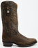 Image #2 - El Dorado Men's Bison Western Boots - Round Toe, Chocolate, hi-res