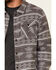Image #3 - Rock & Roll Denim Men's Southwestern Jacquard Print Long Sleeve Button Down Shirt Jacket, Charcoal, hi-res