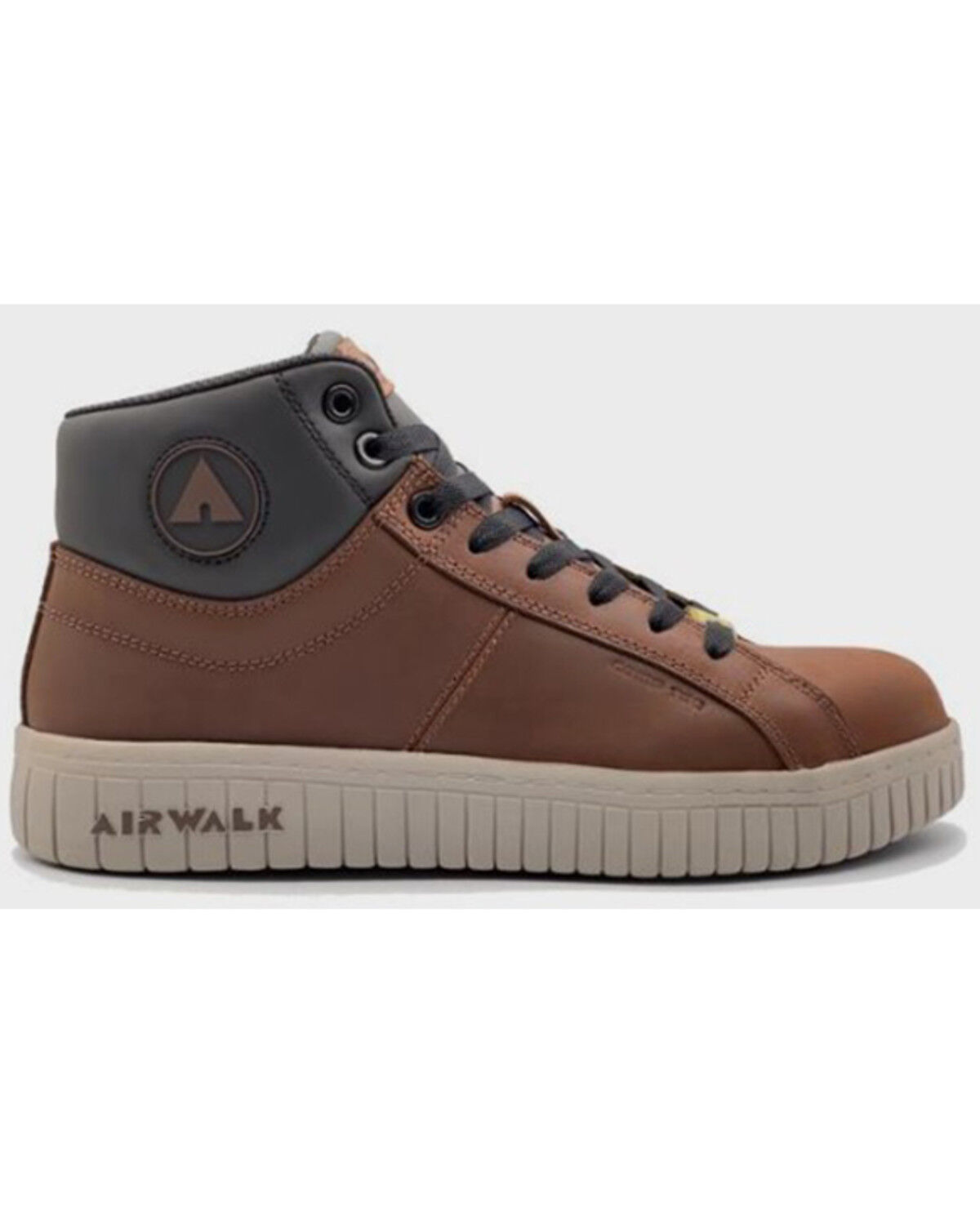 Image #2 - Airwalk Women's Deuce Mid Work Boots - Composite Toe, Brown, hi-res
