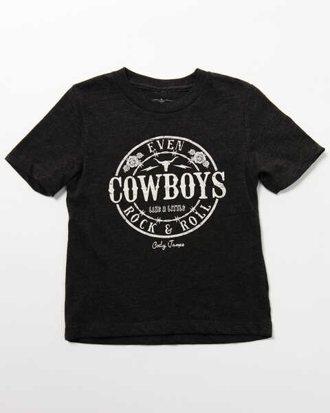 Cody James Toddler Boys' Rock n' Roll Short Sleeve Graphic T-Shirt , Black, hi-res