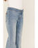 Image #2 - Rock & Roll Denim Girls' Light Wash Flare Jeans, , hi-res