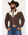 Image #1 - Cody James Black 1978&reg; Men's Winnett Solid Piped Long Sleeve Snap Western Shirt, Brown, hi-res
