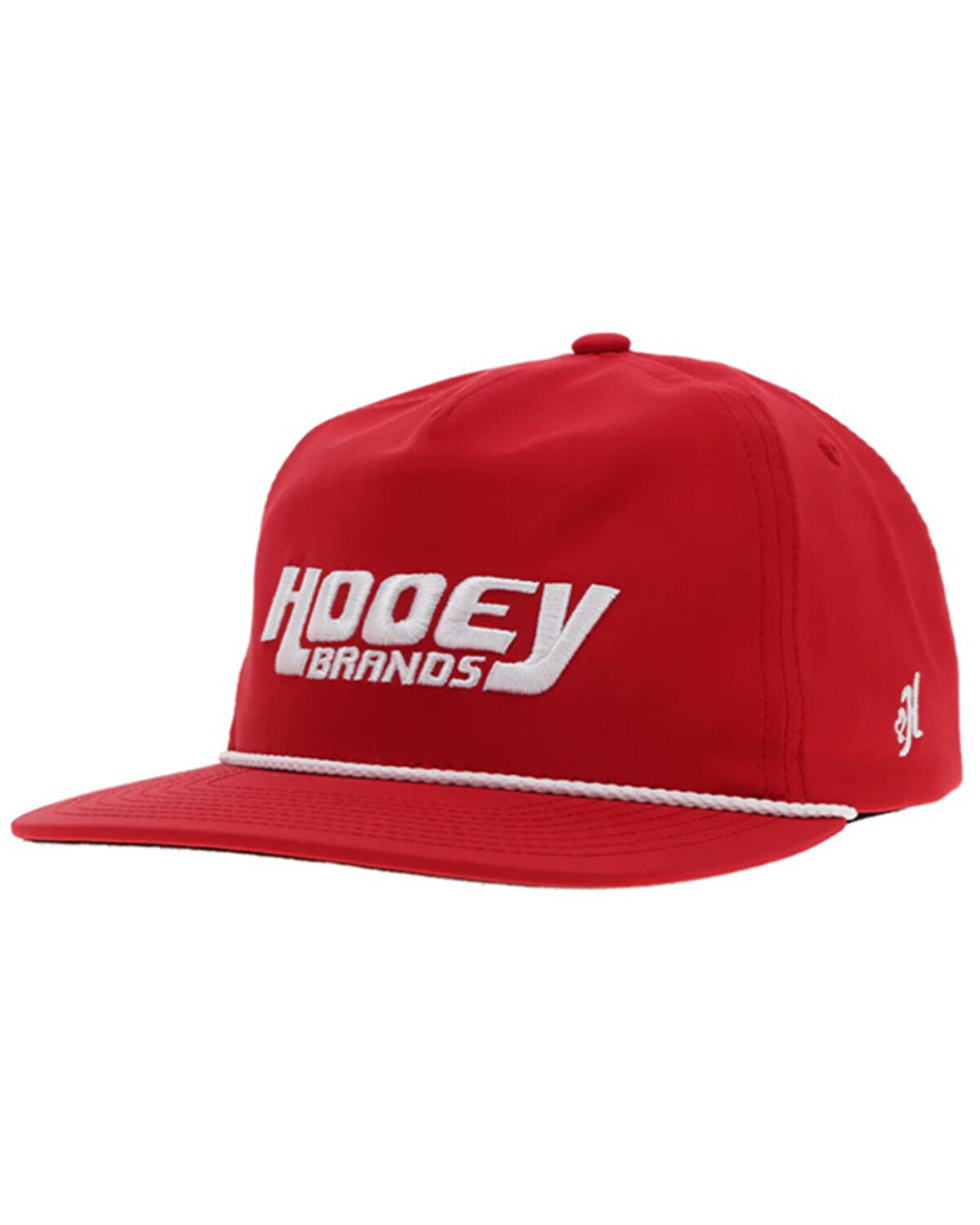 Image #1 - Hooey Men's White Knuckle Trucker Cap, Red, hi-res