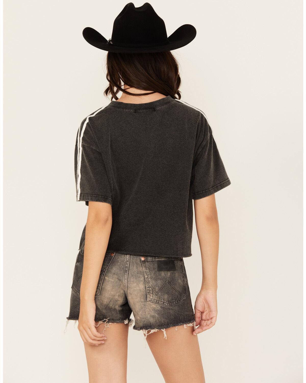 Image #4 - Youth in Revolt Women's Nashville Varsity Short Sleeve Graphic Tee, Black, hi-res
