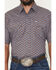 Image #3 - Ely Walker Men's Boot Barn Exclusive Cowboy Print Short Sleeve Snap Western Shirt, Blue, hi-res