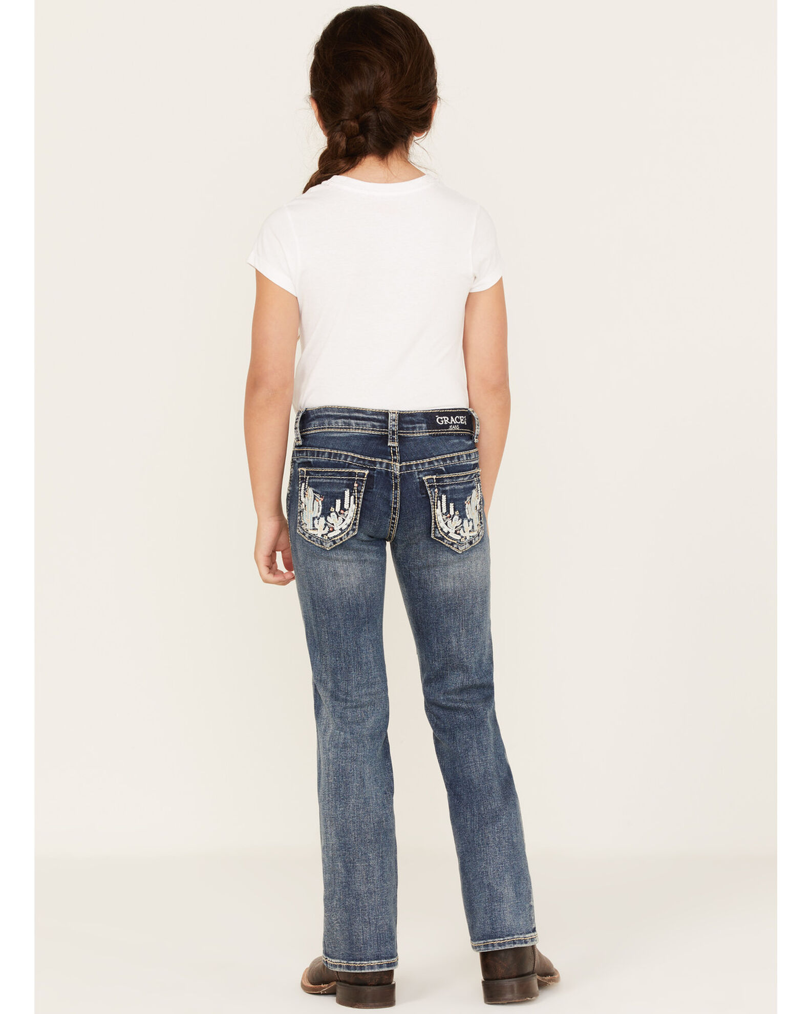 Grace in la embroidered jeans shop