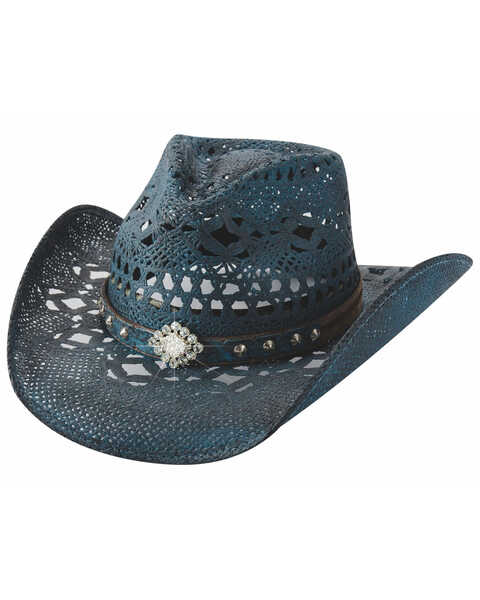 Buillhide Women's Magnificent Black Western Hat, Black, hi-res