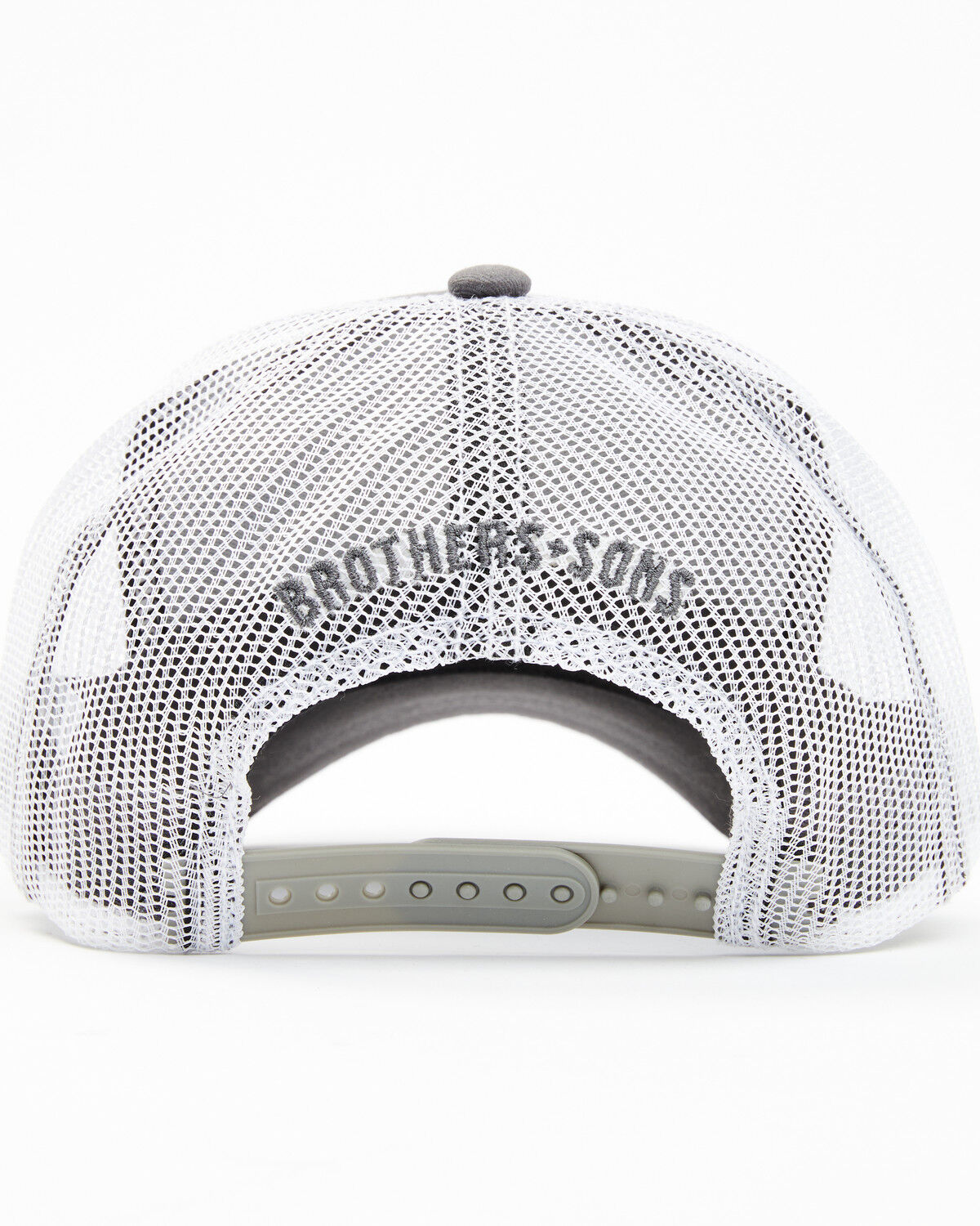 Image #3 - Brothers and Sons Men's Varsity Patch Baseball Cap, Grey, hi-res