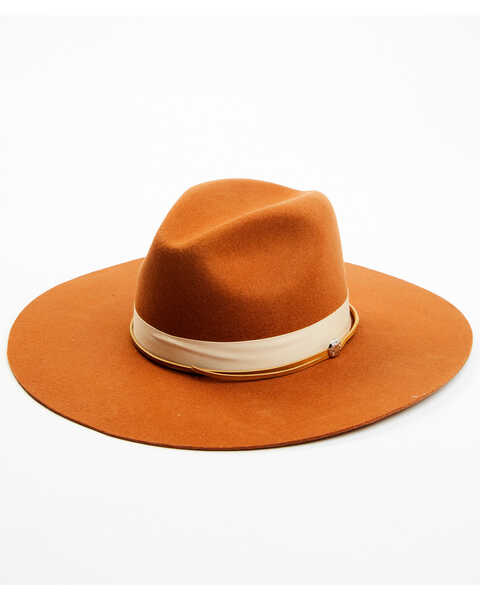 Idyllwind Women's Ringgold Spice Western Wool Felt Hat, Camel, hi-res