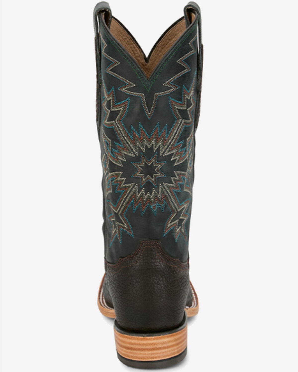 Image #4 - Tony Lama Men's Armando Exotic Shark Western Boots - Broad Square Toe, Chocolate, hi-res
