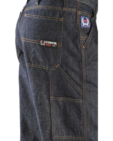 Cinch WRX FR Blue Label Carpenter Jeans, Dark Rinse, hi-res